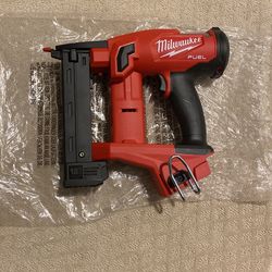 Brand New , Never Used Milwaukee M18 FUEL 18-Volt Lithium-Ion Brushless Cordless 18-Gauge 1/4 in. Narrow Crown Stapler (Tool-Only)