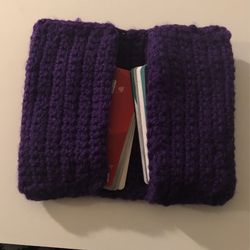 Crocheted wallets