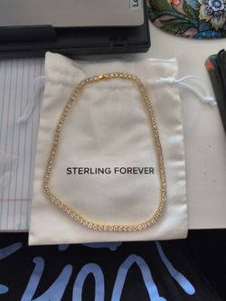 Tennis Necklace Sterling Forever