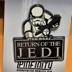Disney Star Wars Stormtrooper Augmented Reality Enamel Metal Pin Badge 