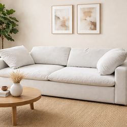 Sofa couch length 96, depth 43, height 23