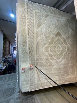 8x10 Area Rugs Carpet Rugs PerSian design thick colors gold beige