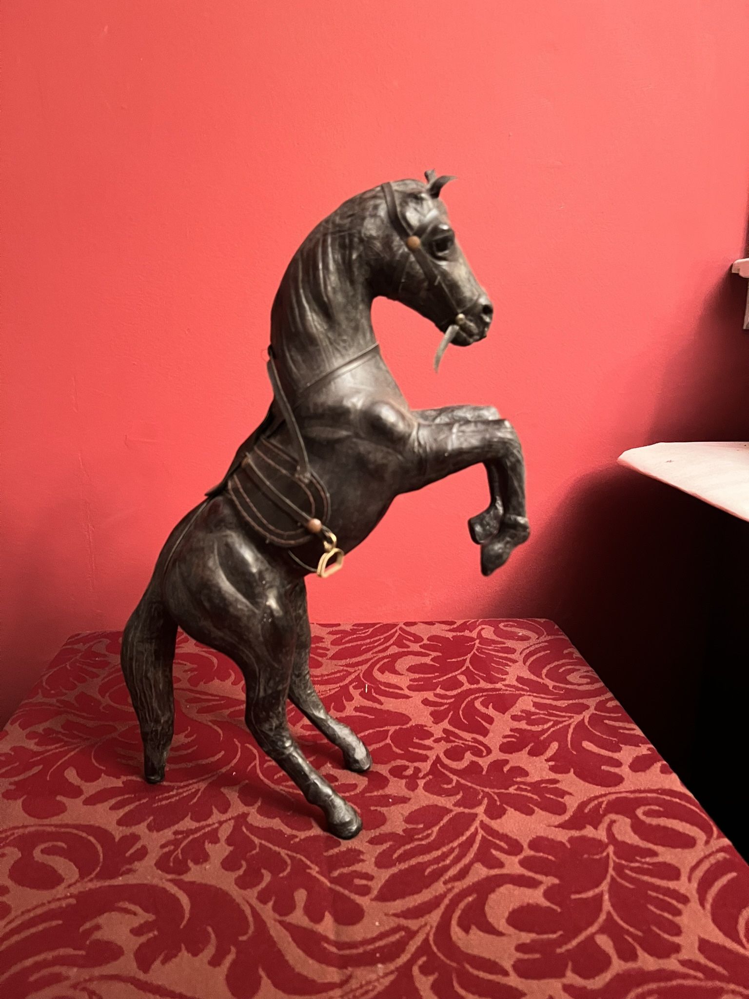Antique Leather Horses