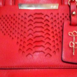 Jessica Simpson Purse .Very Nice Red