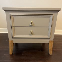 Grey nightstand