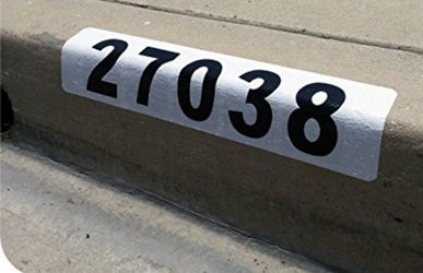 Paint Address Numbers On Curb!!?????