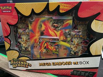 Pokémon Mega Emboar ex Box – Ascended Heroes