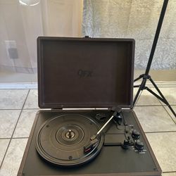 QFX Turntable Bluetooth Record Player 