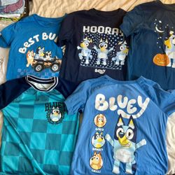 Bluey T-shirt lot Size-s (boys Section)