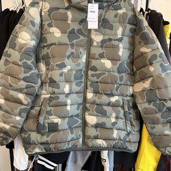 Jeff Staple Pigeon Jacket “ Green Camo “ Size XL ( $160 Retail )