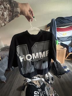 Black Homme Graphic Tee (cotton) Large