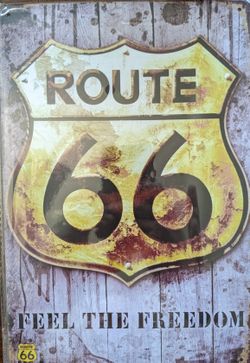 Route 66 Metal Wall Art