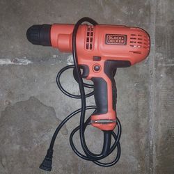 Black and Decker power drill.