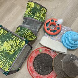 A Bunch Of Cat Toys 