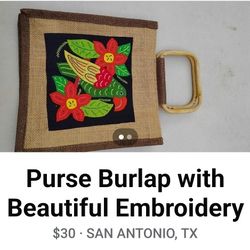 Small Purse-beautiful embroidery 