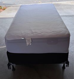Full Bed Frame + Mattress + Box Spring $150