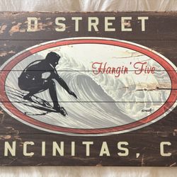 Surfing Art - Encinitas California