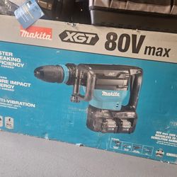 Makita
40V max X2 XGT 80V max Brushless Cordless 28 lb. AVT Demolition Hammer Kit, AWS 4.0Ah