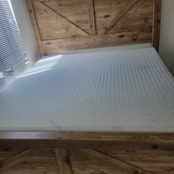 King Size Bed Frame  With Mattress 