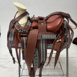 Silla De Caballo Pony 12.5 Fuste 