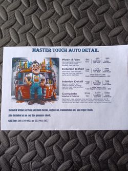 Master touch auto detail