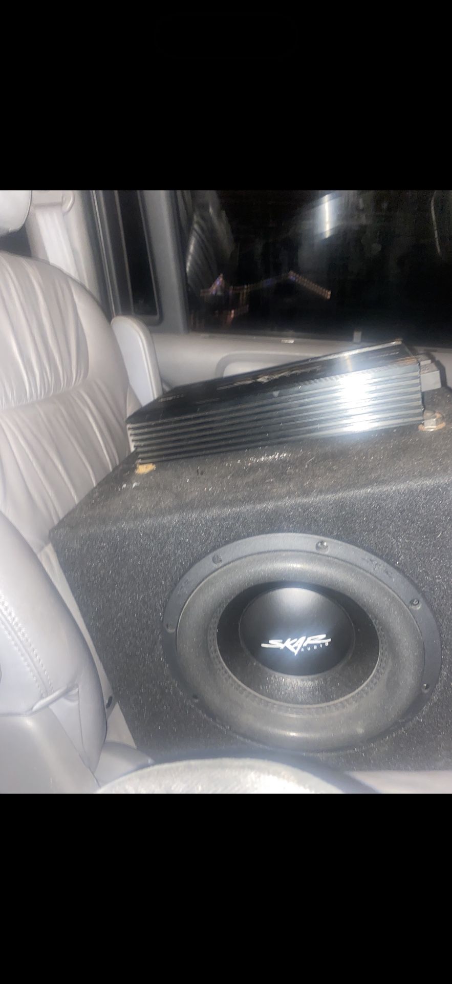 Skar 10 Inch Sub And 1200 W RMS  Skar Amplifier