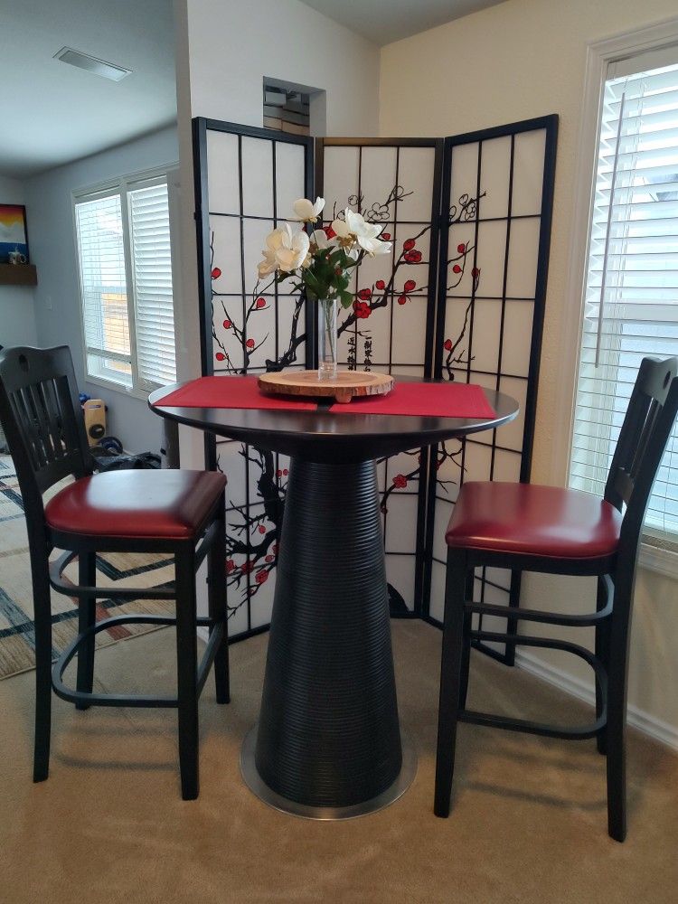 Table And Two Stools 