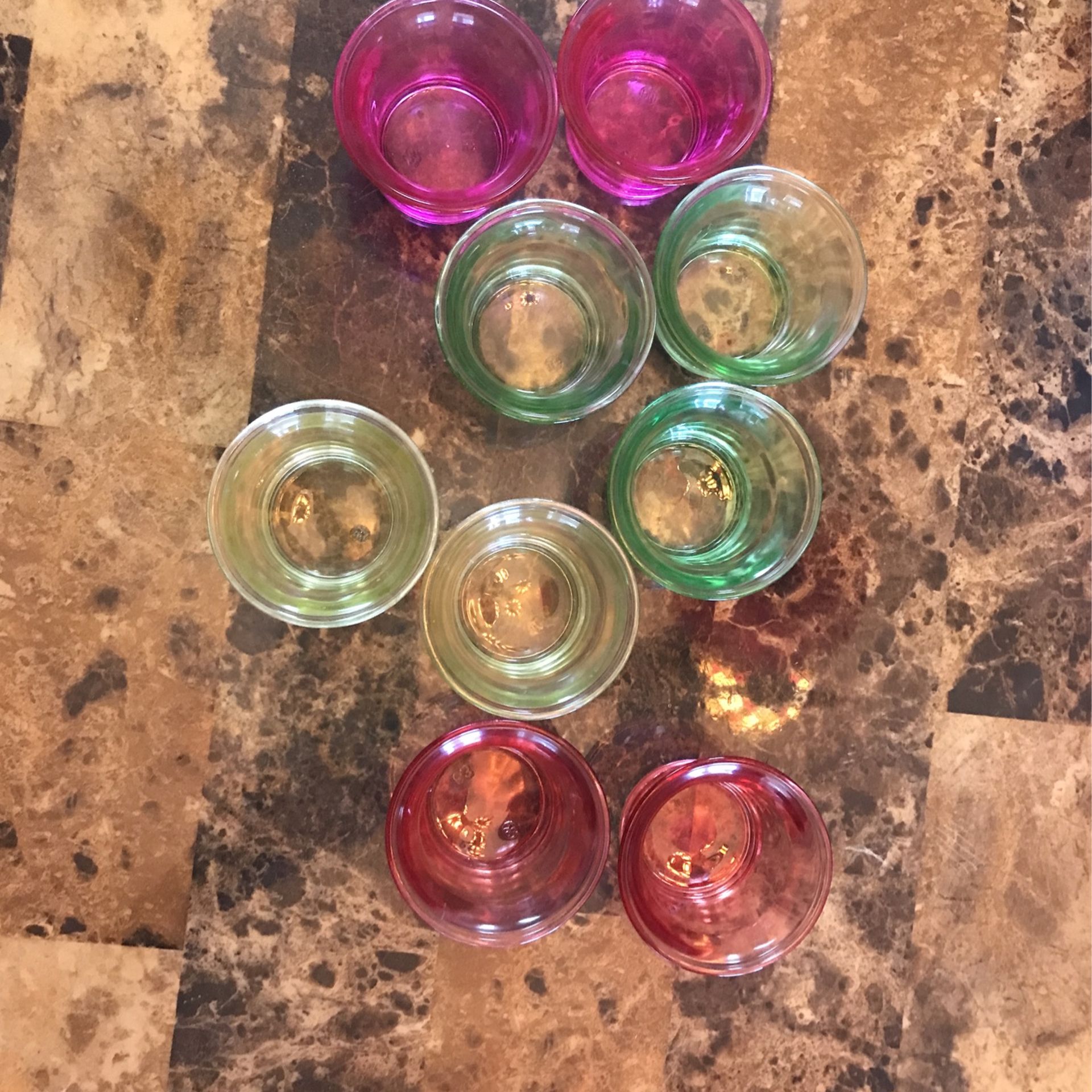 Small Colored Glass Containers 9