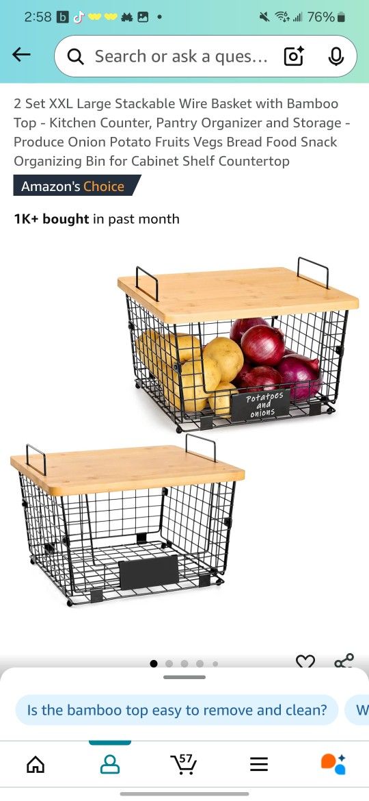 XL Fruit/Storage Baskets 2