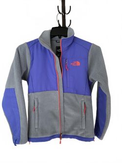 The North Face Polartec Women's XS Gray and Purple Fleece Jacket