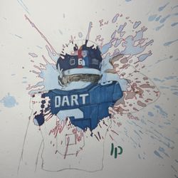 Jaxson Dart NY Giants Splash Art