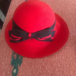 Red Wool Hat Small/medium $5 93309