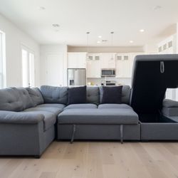 Brand New Sectional Couch Modular Sofa With Pull Out Bed  - FREE DELIVERY Before Christmas 🚛