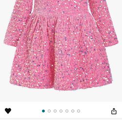Pink Sequin Dress- 5T
