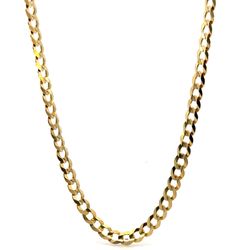 14k Yellow Gold 24” Inch Curb Chain Necklace GP3091268