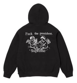 Supreme President Hooded Sweatshirt Black 