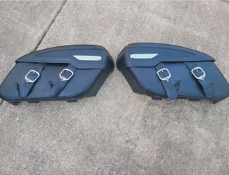 Harley Davidson Leather Saddlebags 