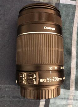 Canon EFS 55-250 mm lens