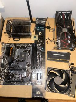 Motherboard, CPU+Cooler, Graphics Card, Ram, TP-Link, Bluetooth Adapter
