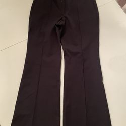 Loft Curvy Flare Size 12 Black Pants New