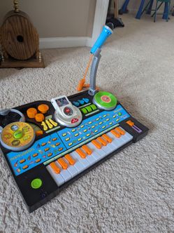 VTech Kids DJ Mixer Keyboard with Microphone