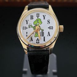 VTG Rare Turtle Club YBYSAIA Mechanical 31mm Swiss Watch Runs Swiss Collectible