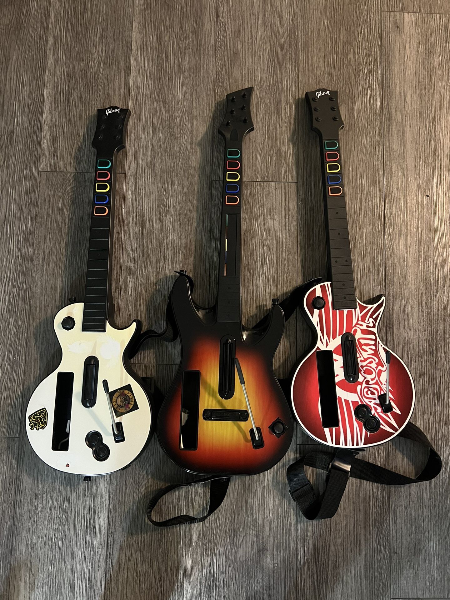Nintendo Wii Guitar Hero Guitars