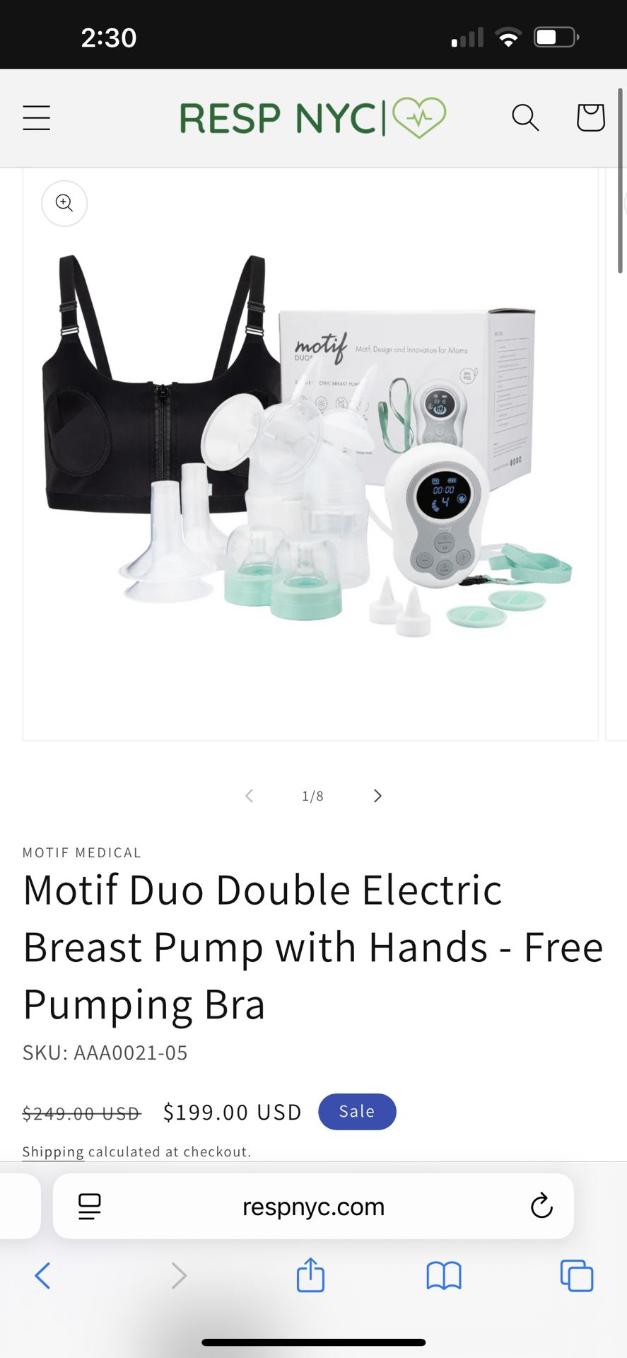 Motif Duo Breast Pump And Accessories