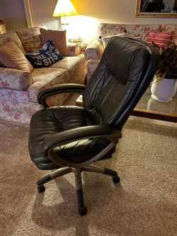 Adjustable Leather Office Chair