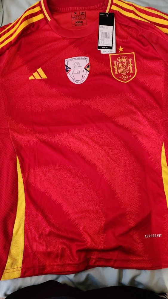 Spain National Soccer Jersey And Short (size M) 