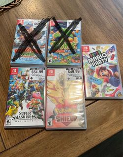 Nintendo switch $35 each.