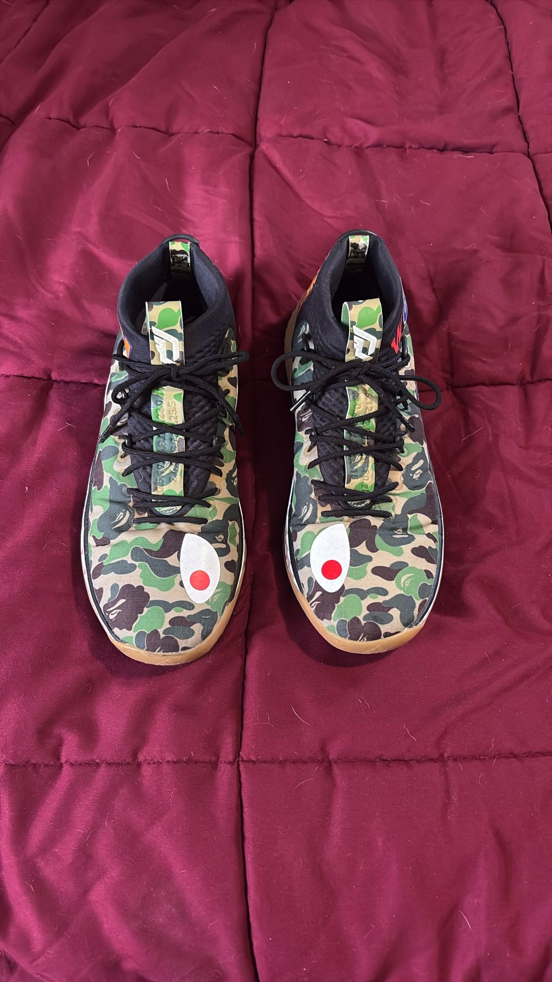 Adidas Dame 4 A Bathing Ape Shoes