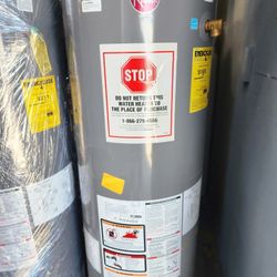 New Water Heater Rheem Performance Platinum Gas 40-gallon