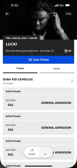 2 GA LUCKI TICKETS